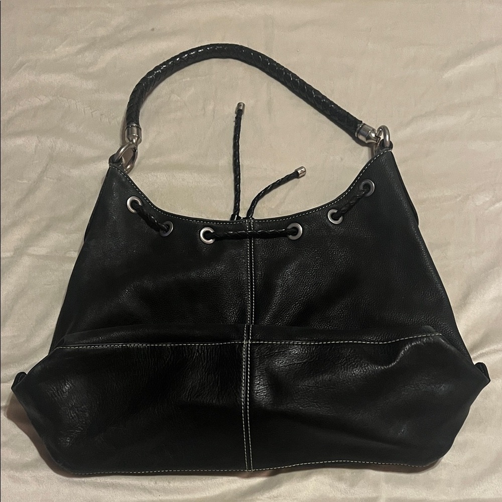 Fossil Elegant Black Leather Women's Bag